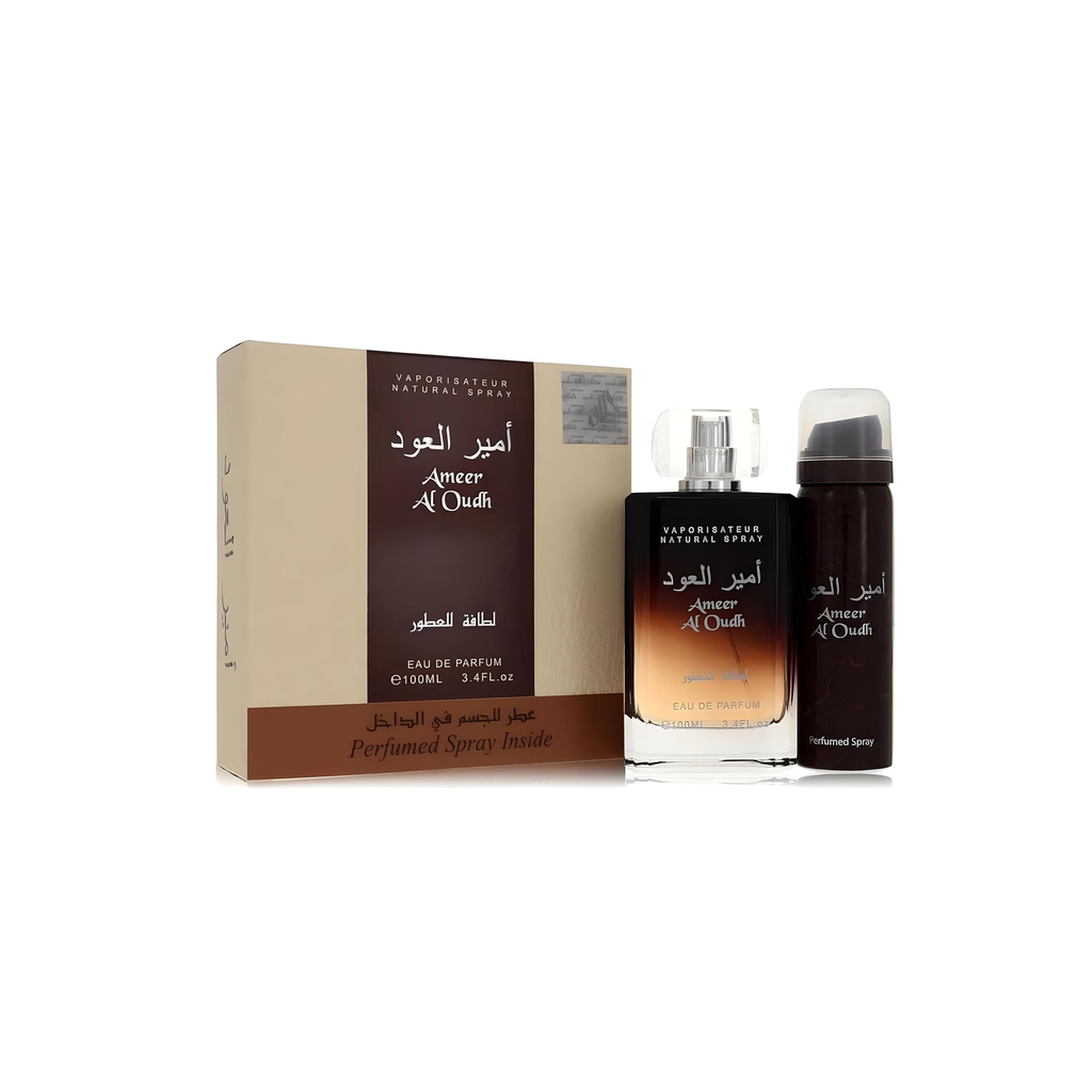 Ameer Al Oudh Lattafa Eau De Parfum & Deodorant For Men