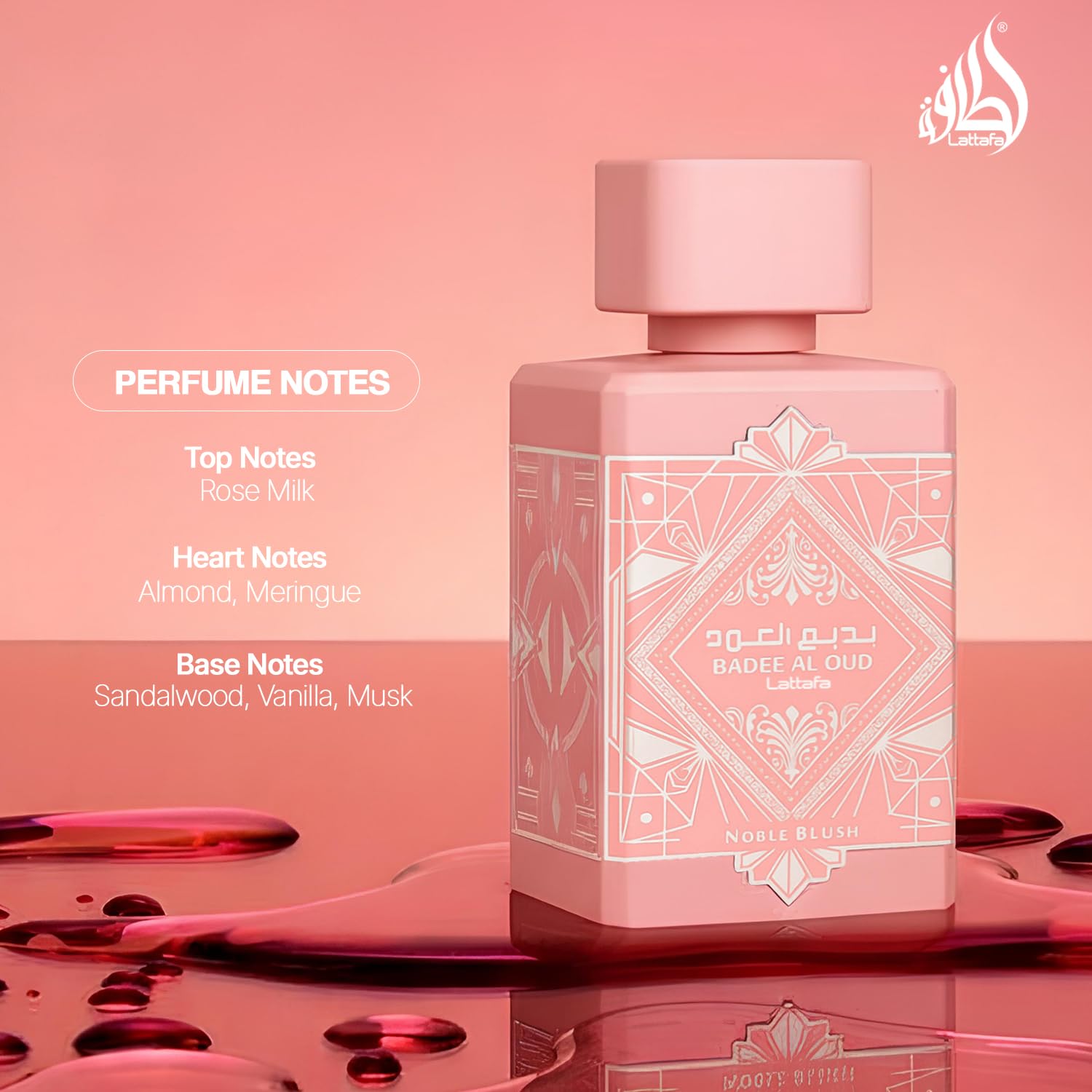 Badee Al Oud Noble Blush Lattafa Eau De Parfum Women